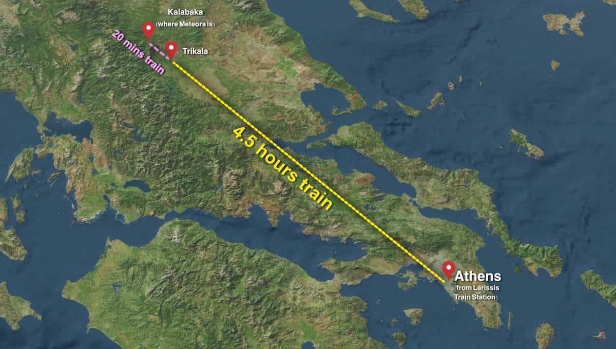 How to Get from Athens to Meteora (2026: Bus, Train & Tour)