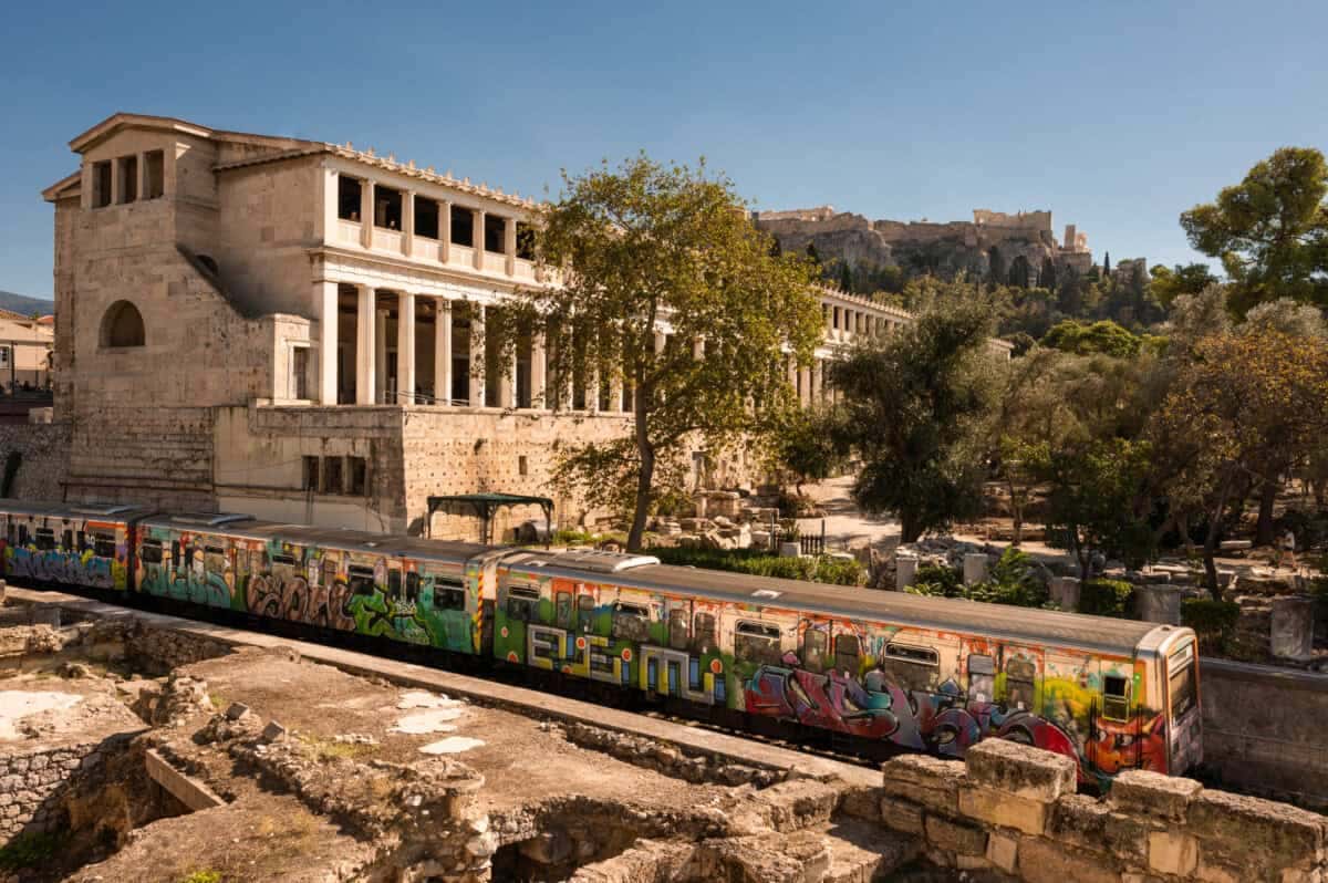 Graffitis in Athens showing no love for tourists and visitors