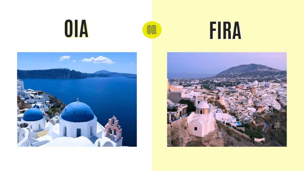 Oia vs Fira: Where to Stay (From Someone Who’s Done Both) in Santorini
